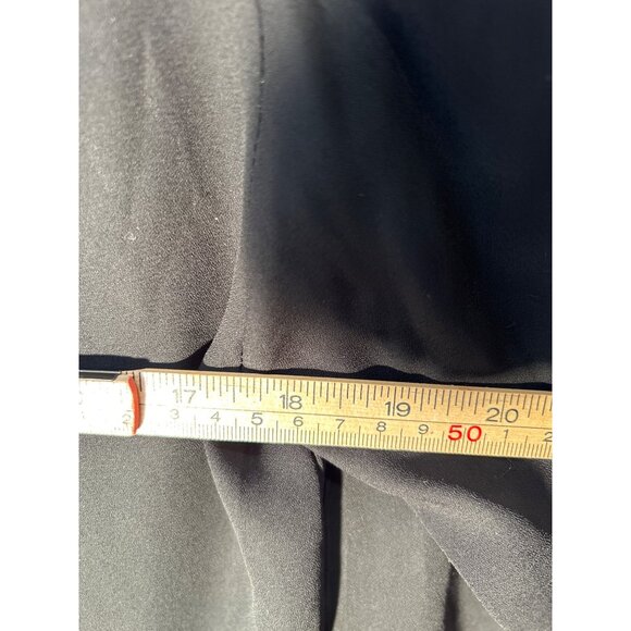 TVZ Blouse Womens Medium‎ Black lace Trimmed Sheer crochet Whims goth  Witchy - Picture 8 of 9